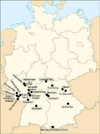 Germany Map Military Bases